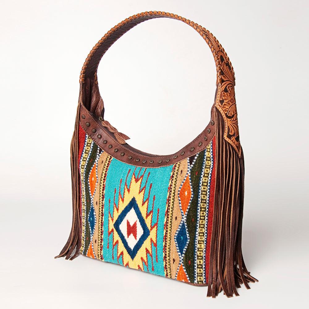 American Darling Hobo Hair On Genuine Leather women bag western handbag purse