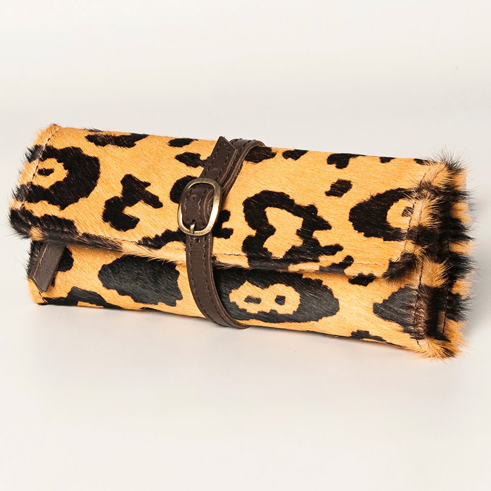 American Darling Jewelry Case Hair On Genuine Leather women bag western handbag purse