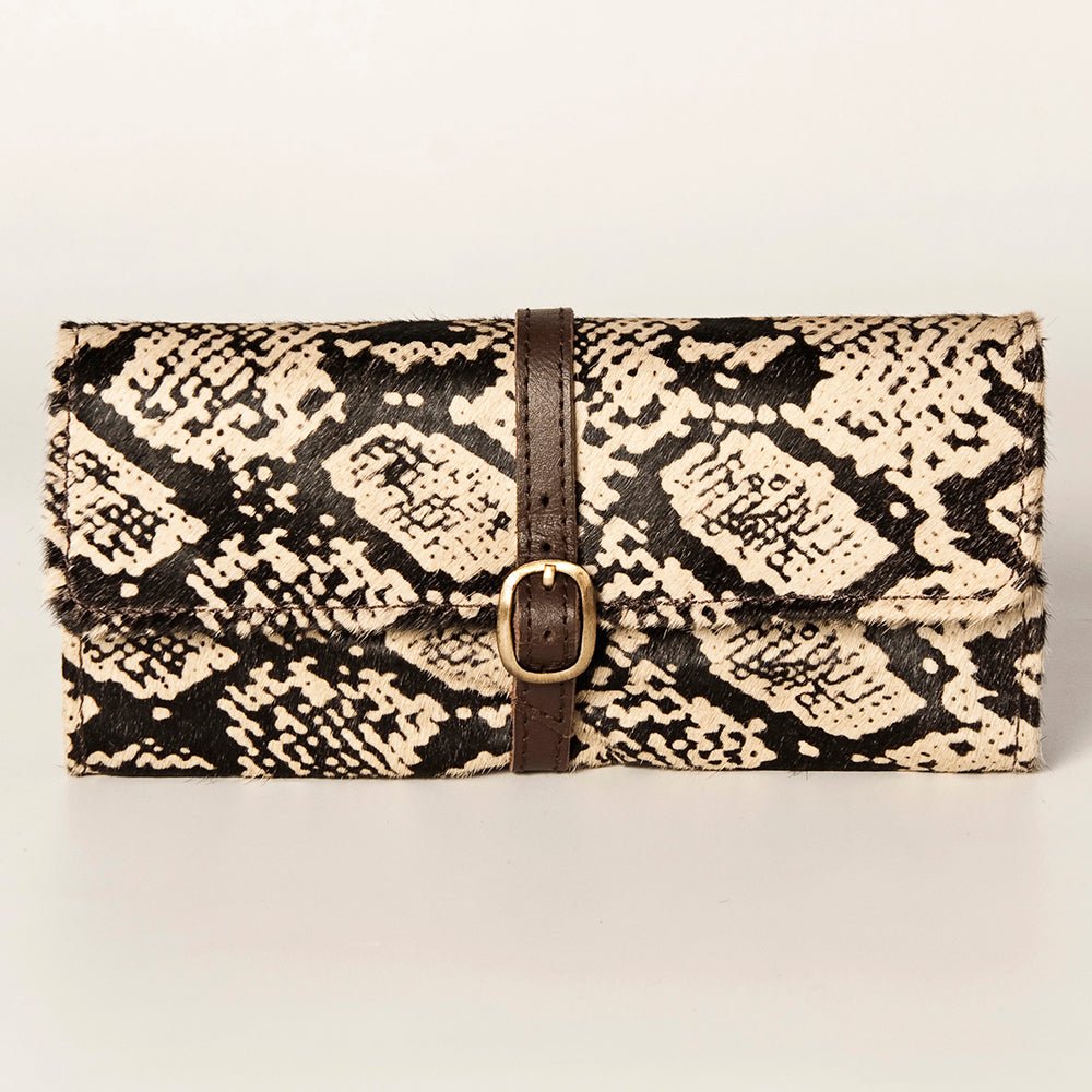 American Darling Jewelry Case Hair On Genuine Leather women bag western handbag purse