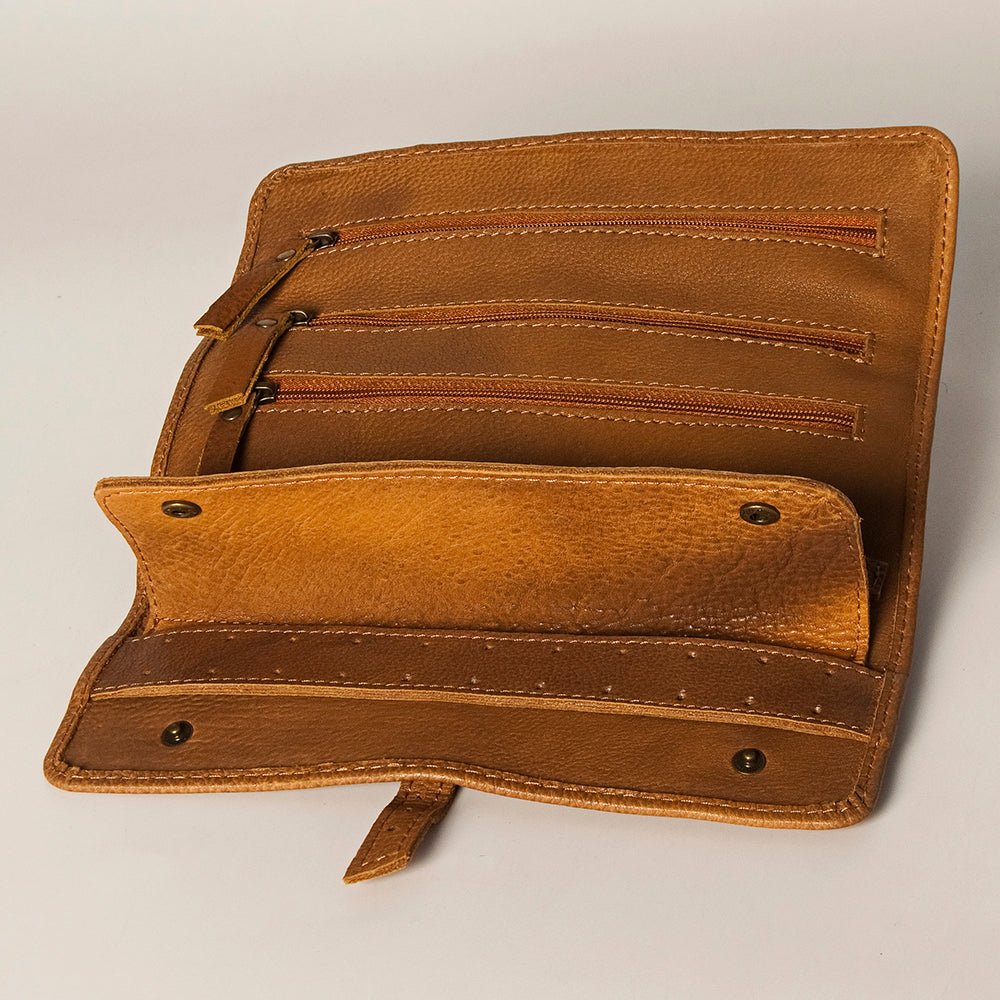 American Darling Jewelry Case Hair On Genuine Leather women bag western handbag purse