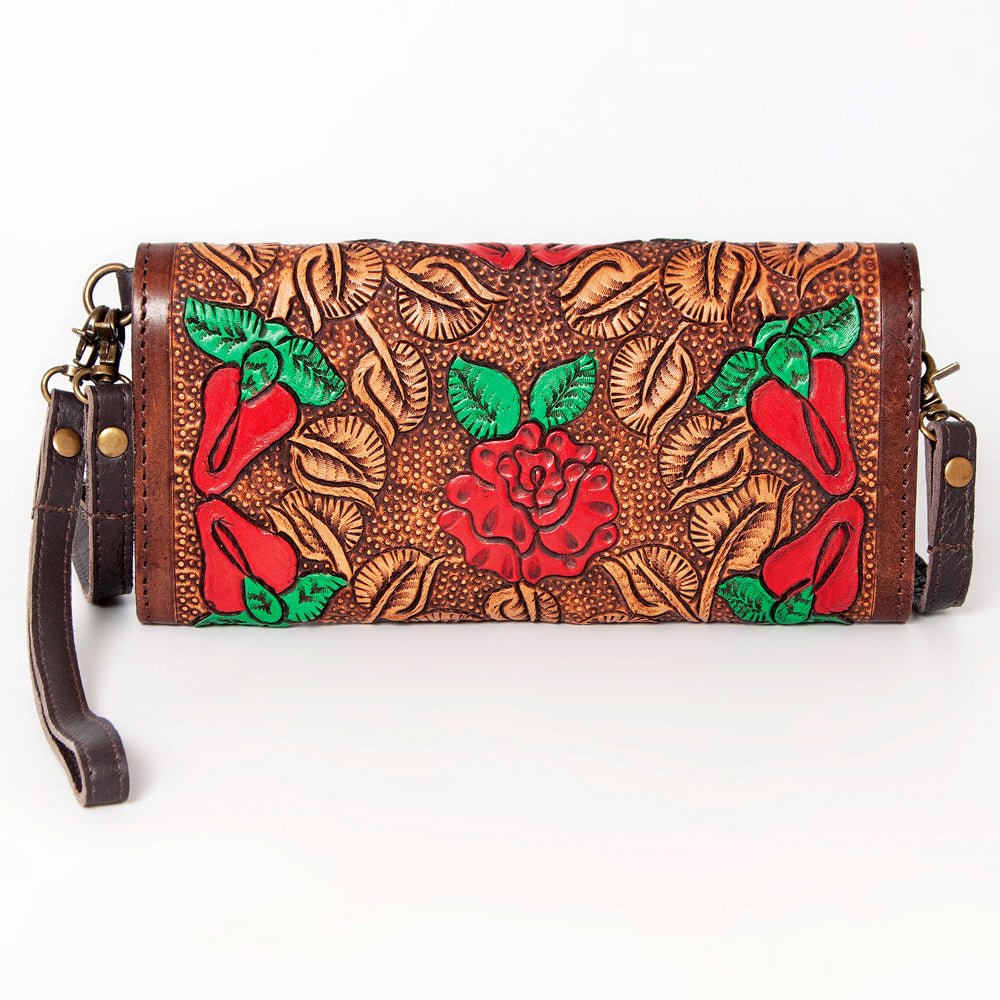 American Darling Wallet Hand Tooled Genuine Leather women bag western handbag purse