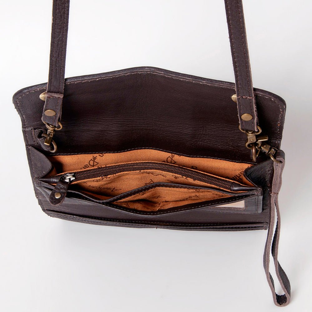 American Darling Wallet Hand Tooled Genuine Leather women bag western handbag purse