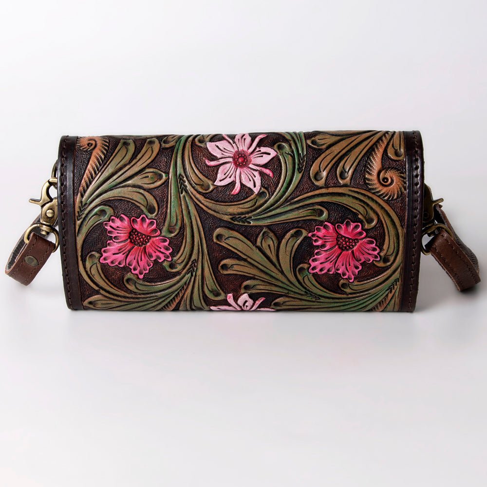 American Darling Wallet Hand Tooled Genuine Leather women bag western handbag purse