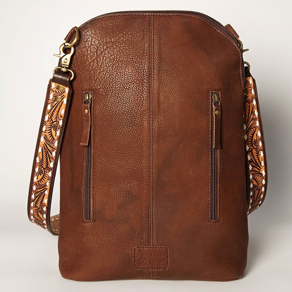 American Darling Hand Tooled Genuine Leather Women Bag Western Handbag Purse