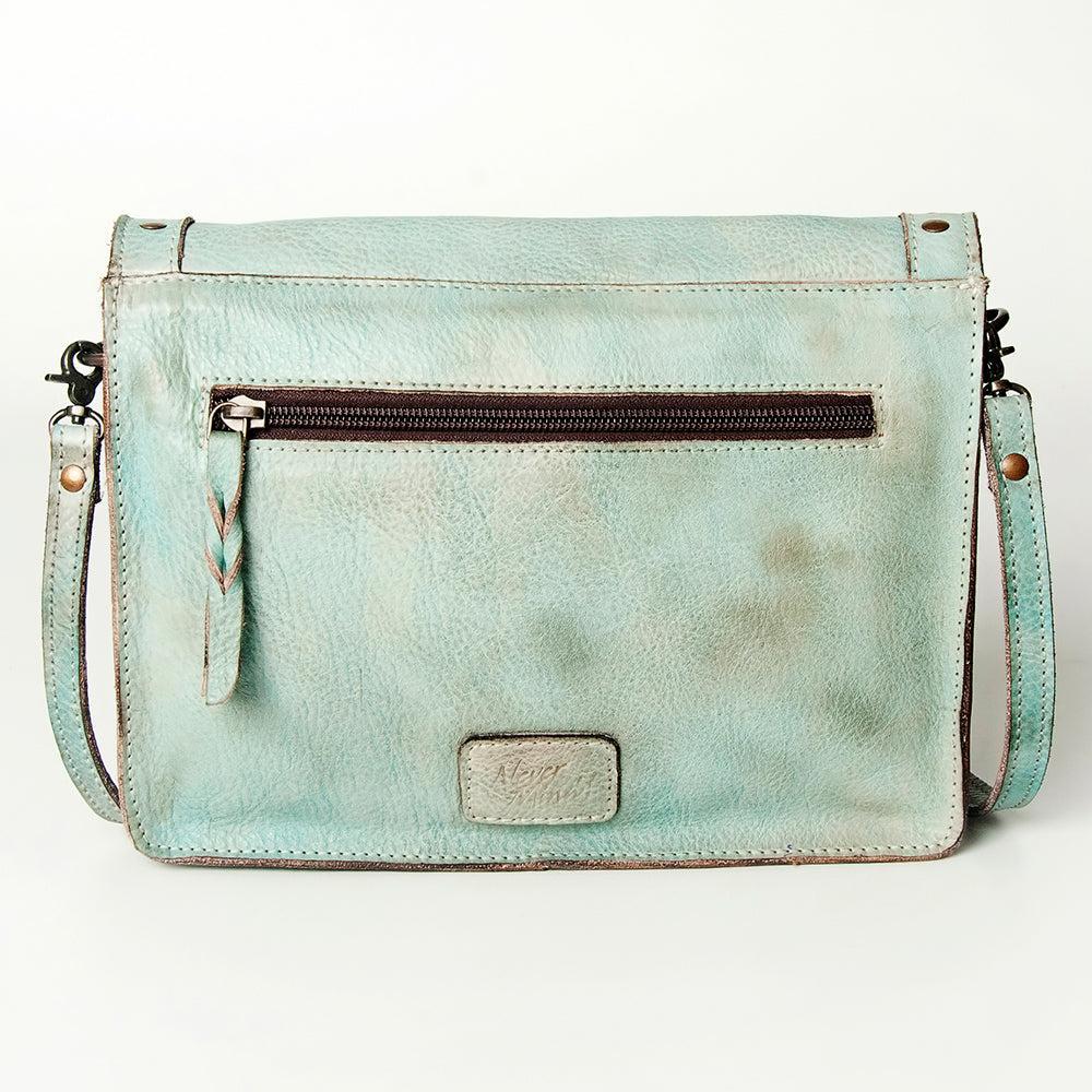 Never Mind Nmbg125A Tote Vintage Handmade Genuine Cowhide Leather Women Bag Western Handbag Purse