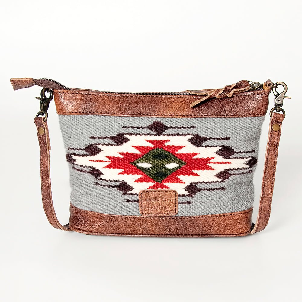 American Darling Saddle Blanket Genuine Leather Women Bag Western Handbag Purse