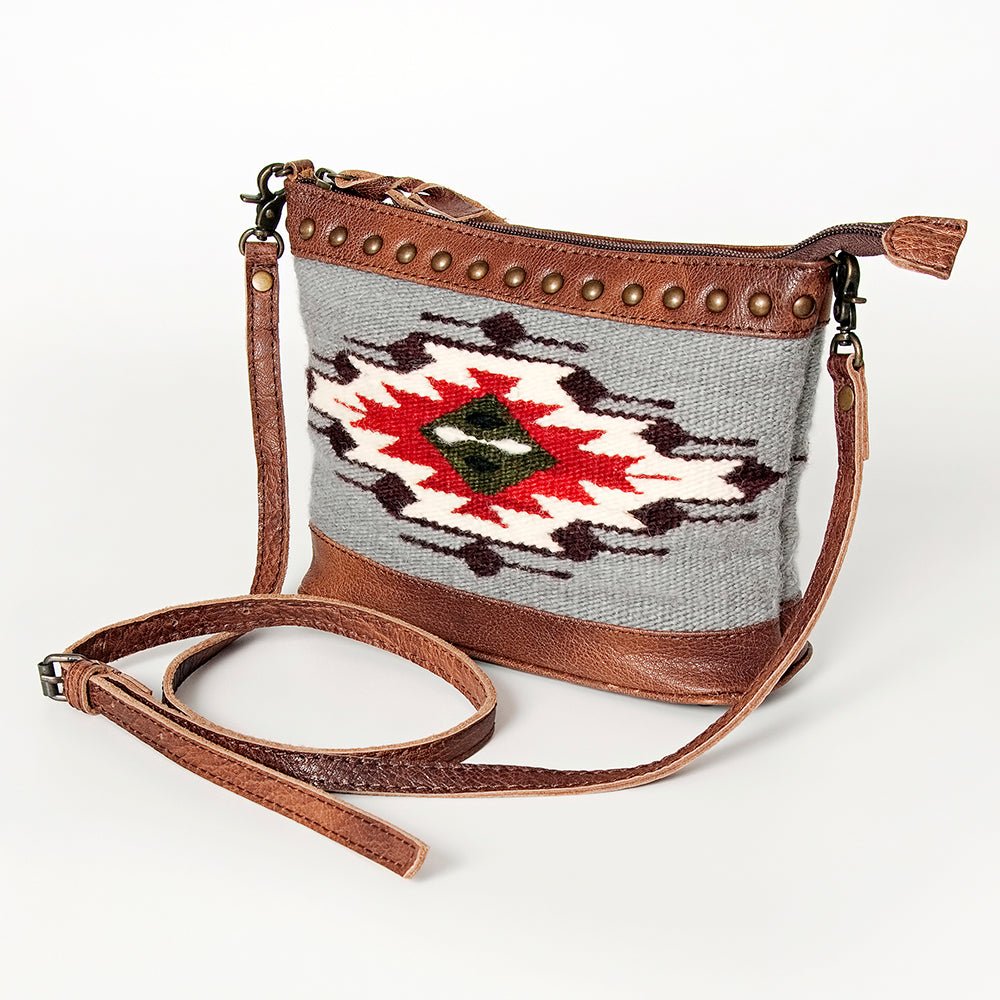 American Darling Saddle Blanket Genuine Leather Women Bag Western Handbag Purse