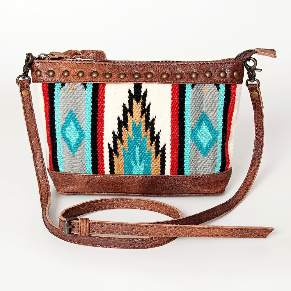 American Darling Saddle Blanket Genuine Leather Women Bag Western Handbag Purse