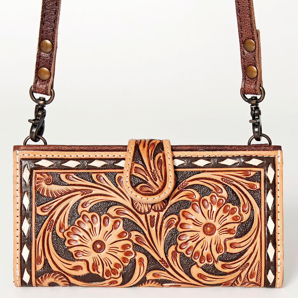 ADBG832C American Darling Hand Tooled Genuine Leather Women Bag Western Handbag Purse