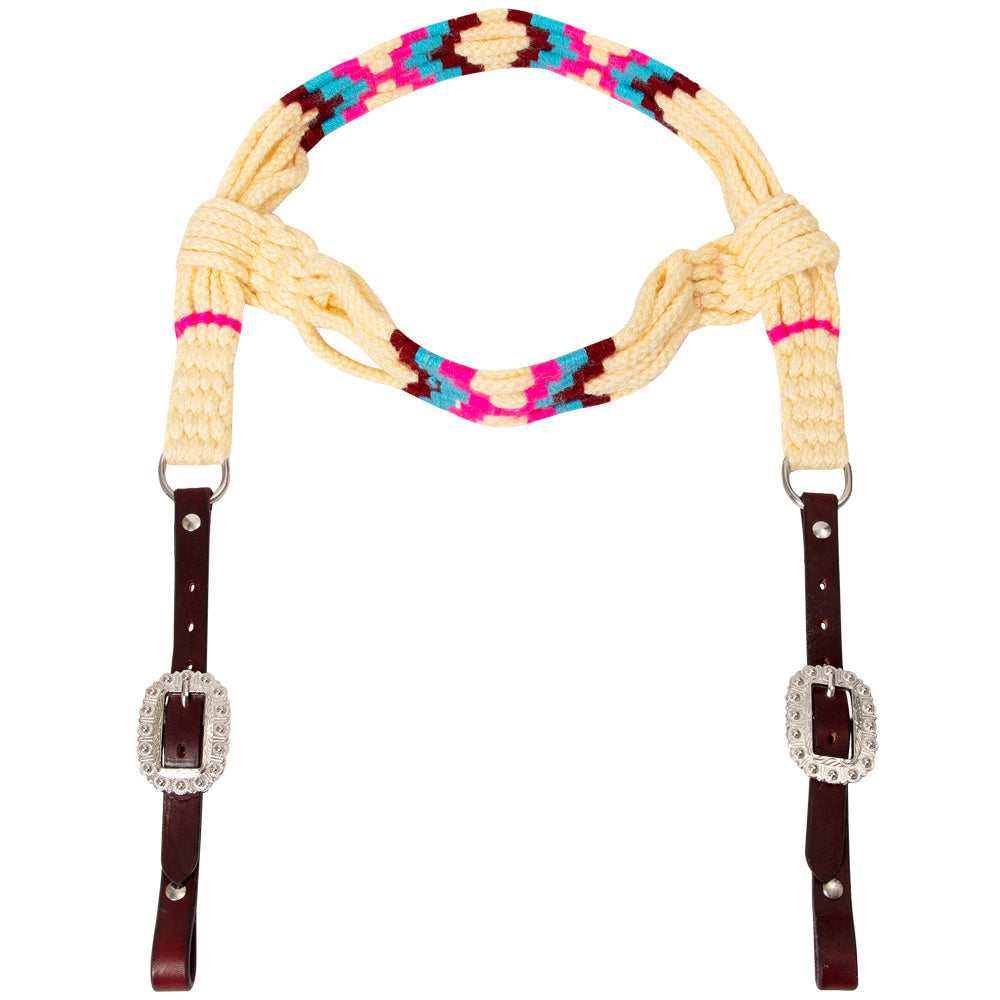 Hilason Horse 100% Wool Headstall Woven Off White