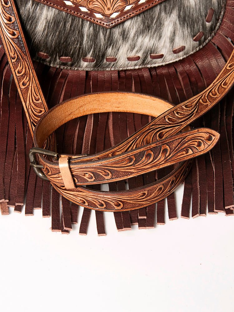 American Darling Messenger Hand Tooled Genuine Leather women bag western handbag purse