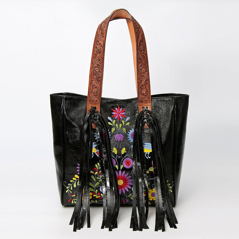 American Darling ADBGZ627 Tote Hand Tooled Genuine Leather Women Bag Western Handbag Purse