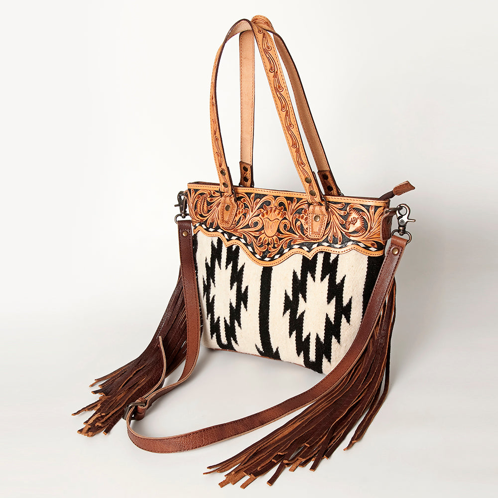 American Darling Tote Hair On Genuine Leather Women Bag Western Handbag Purse