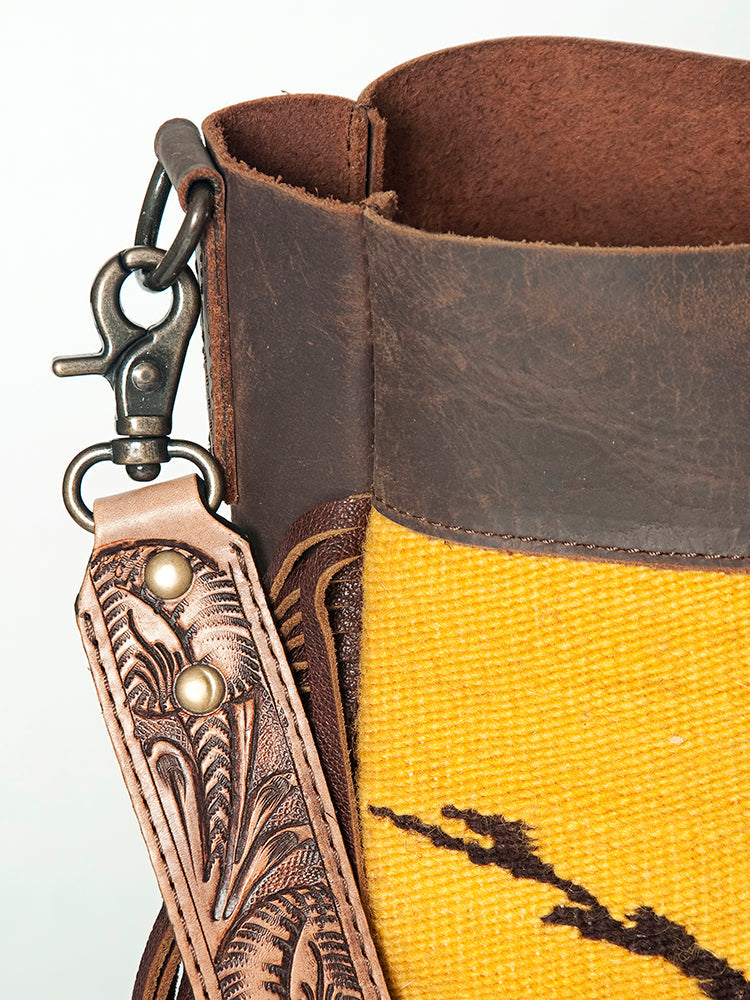 American Darling Large Crossbody Saddle Blanket Genuine Leather Western Women Bag Handbag Purse | Western Crossbody Bag | Travel Crossbody Bags | College Crossbody Bag | Casual Crossbody Bag