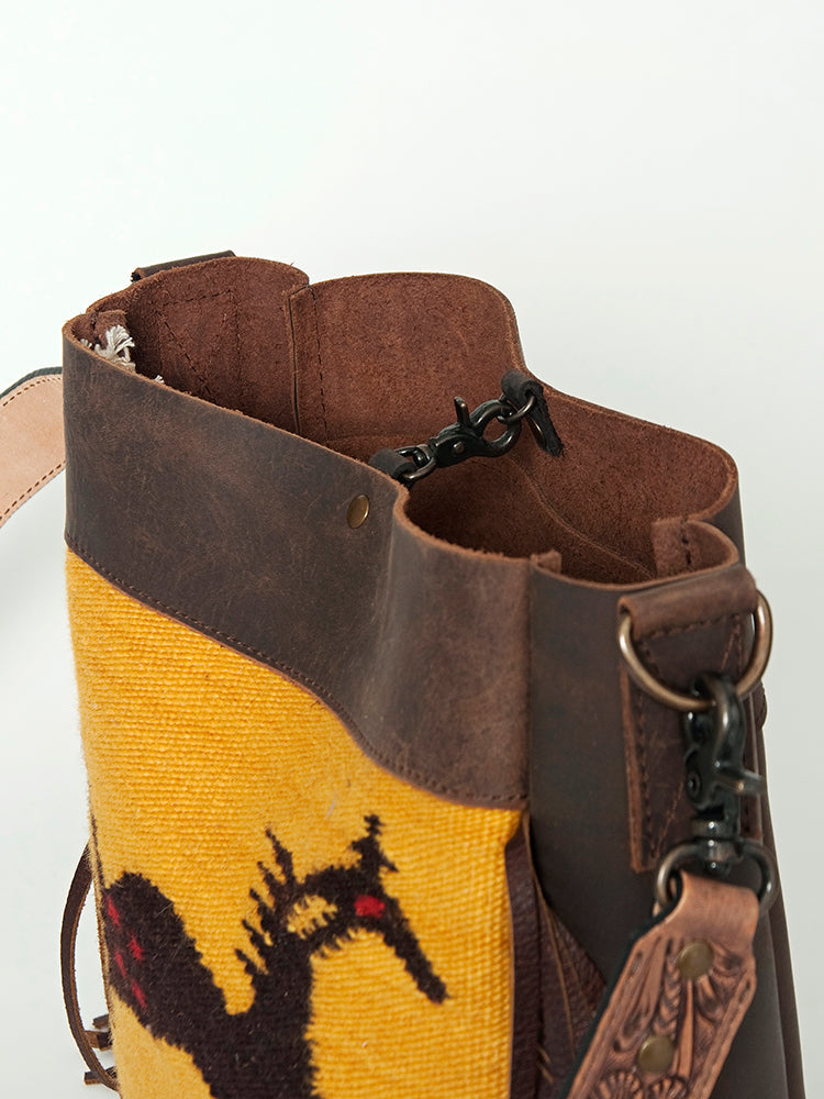 American Darling Large Crossbody Saddle Blanket Genuine Leather Western Women Bag Handbag Purse | Western Crossbody Bag | Travel Crossbody Bags | College Crossbody Bag | Casual Crossbody Bag