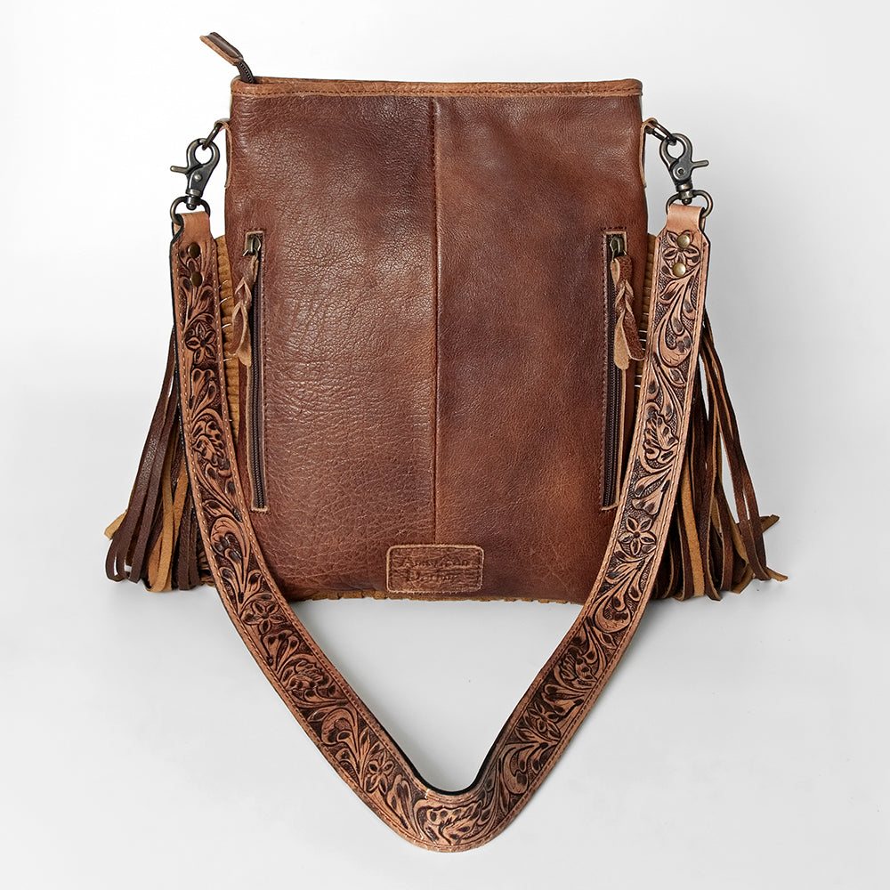 American Darling ADBGS192S Messenger Saddle Blanket Genuine Leather Women Bag Western Handbag Purse