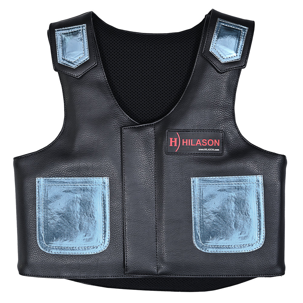 Hilason Kids Junior Youth Horse Riding Pro Rodeo Leather Protective Vest