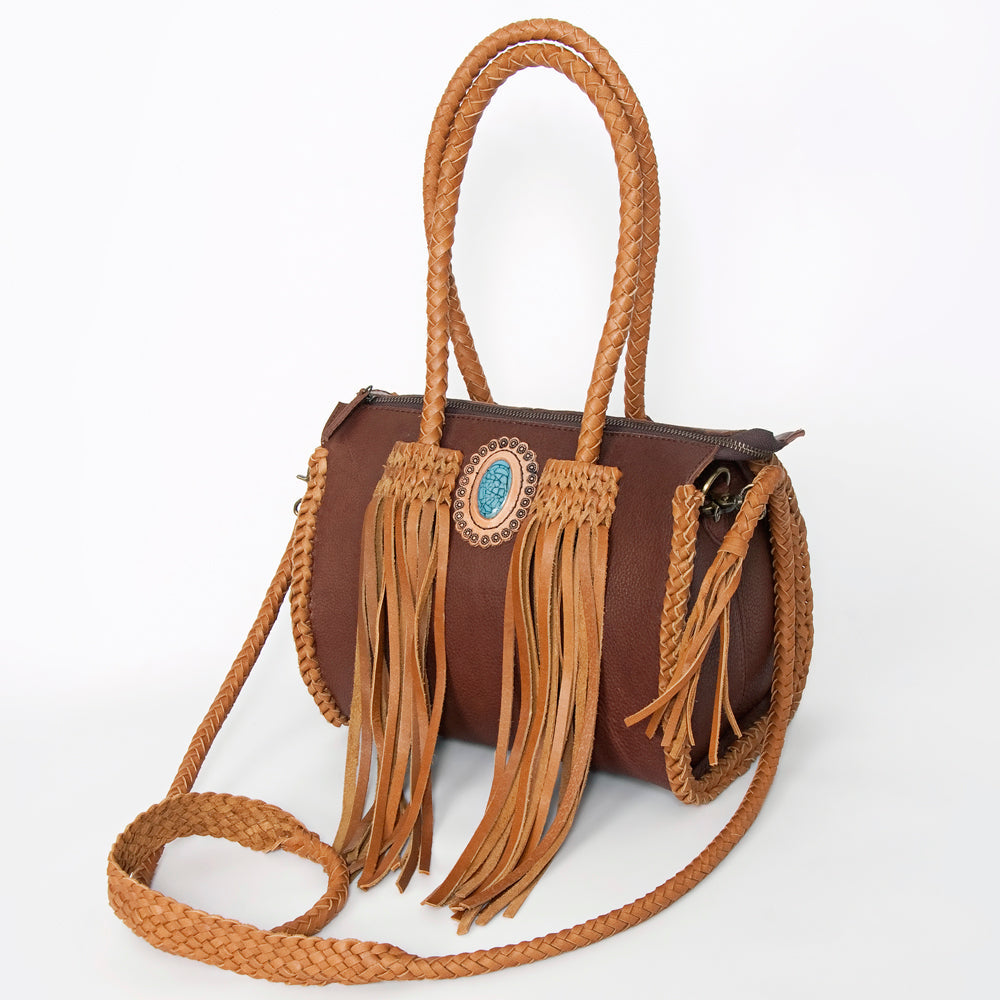 American Darling Hair On Genuine Leather Women Bag Western Handbag Purse