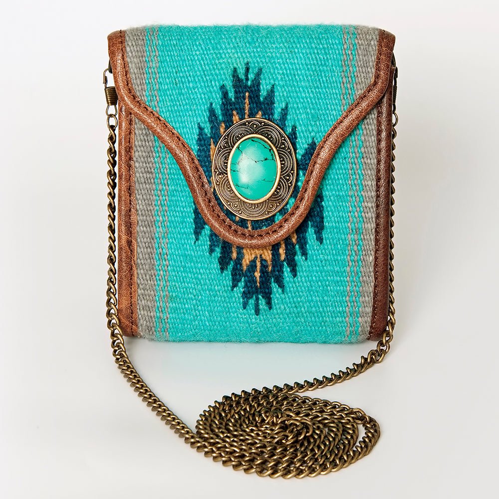 American Darling Hand Tooled Hair On Genuine Leather Women Bag Western Handbag Purse