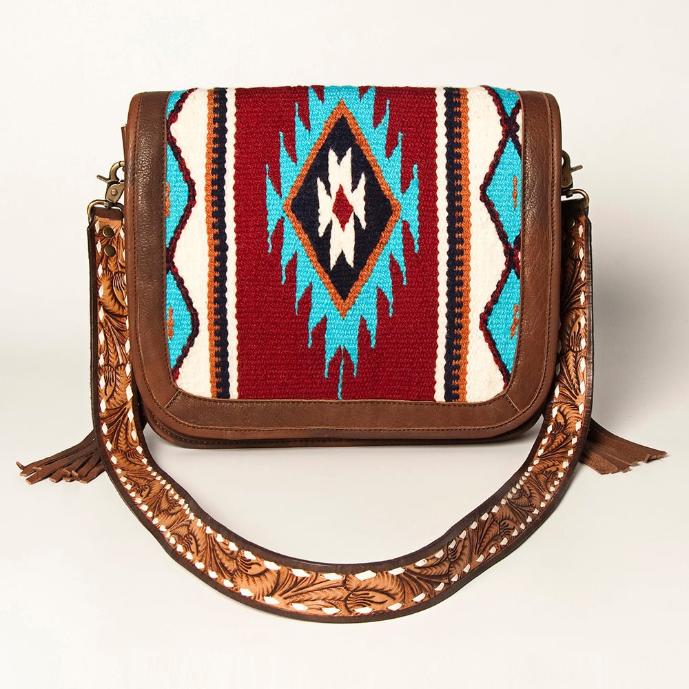 American Darling Cross Body Saddle Blanket Genuine Leather women bag western handbag purse