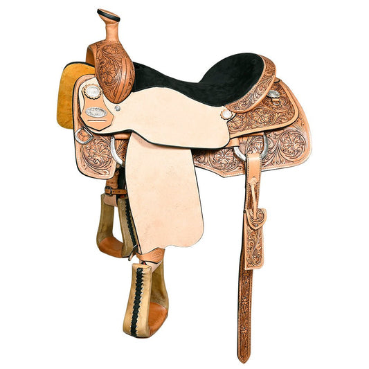 Western Horse Saddle Leather Ranch Roping Cowboy Hilason