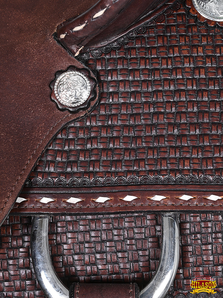 Western Horse Saddle Leather Ranch Roping Cowboy Hilason