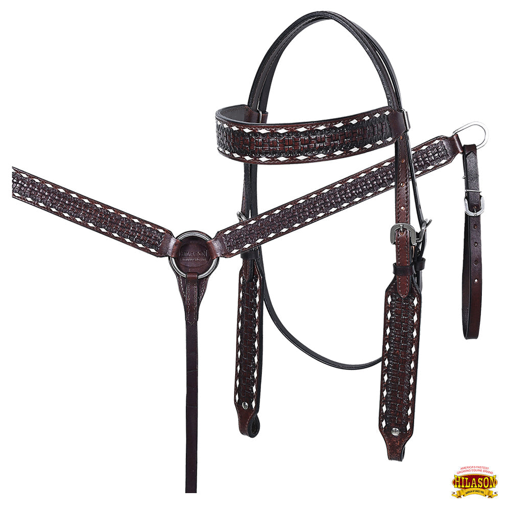 Western Horse Saddle Leather Ranch Roping Cowboy Hilason