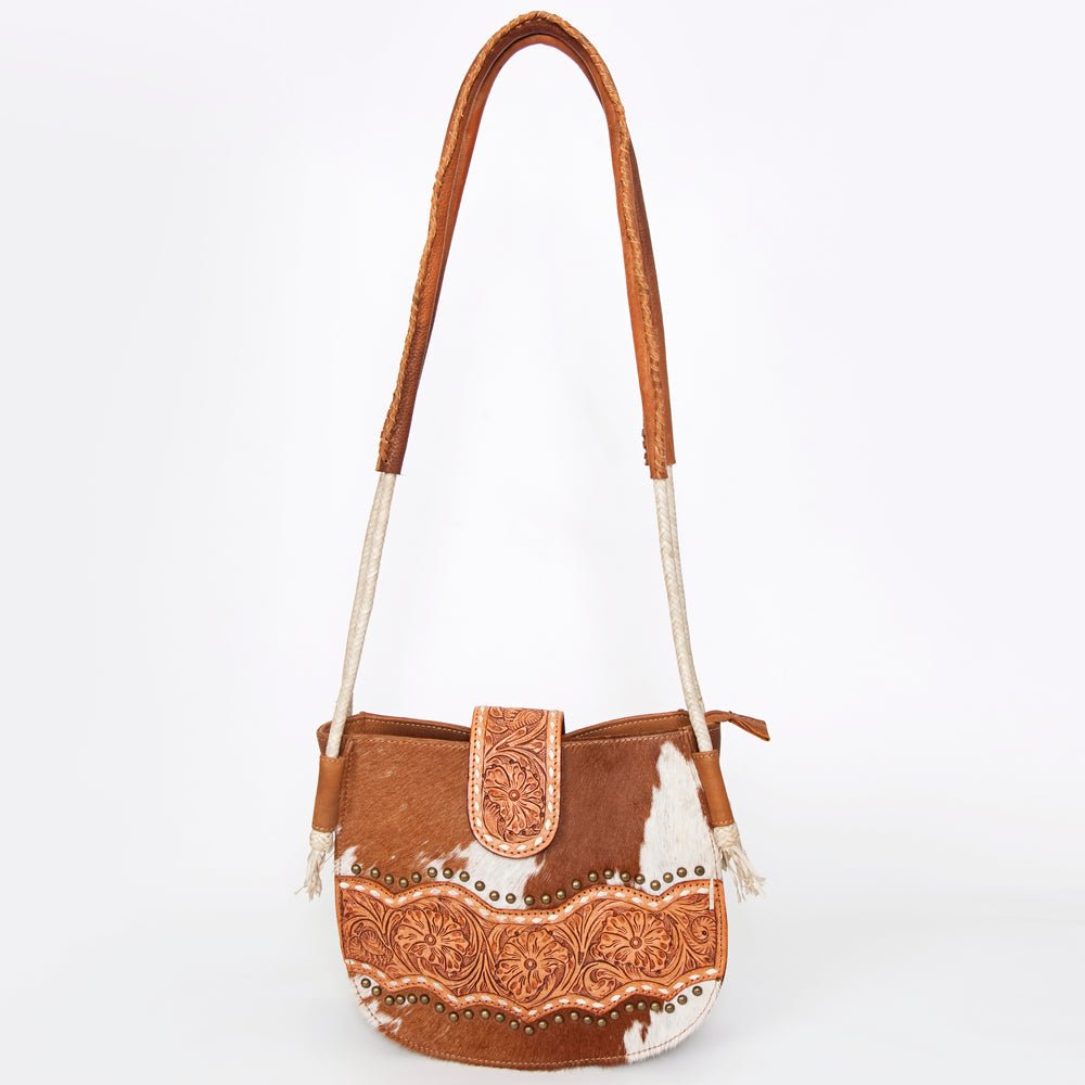 American Darling Messenger Hand Tooled Genuine Leather Women Bag Western Handbag Purse