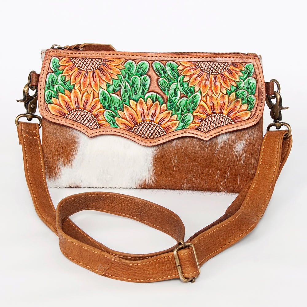 American Darling Hand Tooled Genuine Leather Women Bag Western Handbag Purse