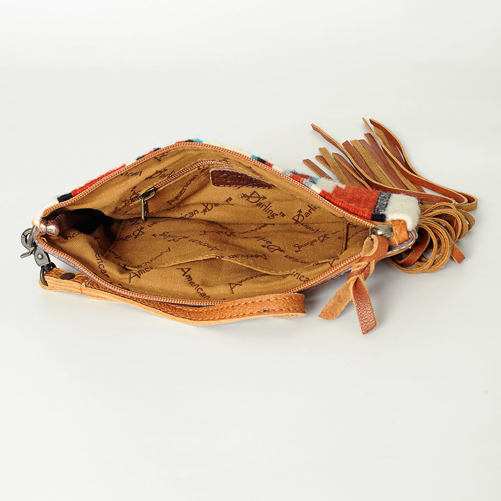 American Darling Wristlet Hand Tooled Saddle Blanket Genuine Leather Western Women Bag | Handbag Purse | Women Wristlet Purse | Wristlet Purse | Travel Wristlet Purse | Leather Wristlet Purse | Clutch Wristlet Purse