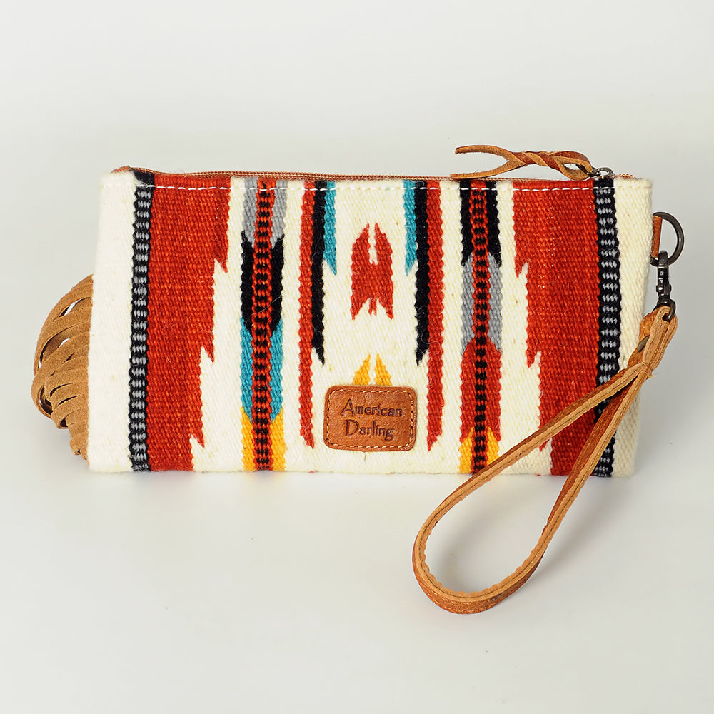 American Darling Wristlet Hand Tooled Saddle Blanket Genuine Leather Western Women Bag | Handbag Purse | Women Wristlet Purse | Wristlet Purse | Travel Wristlet Purse | Leather Wristlet Purse | Clutch Wristlet Purse