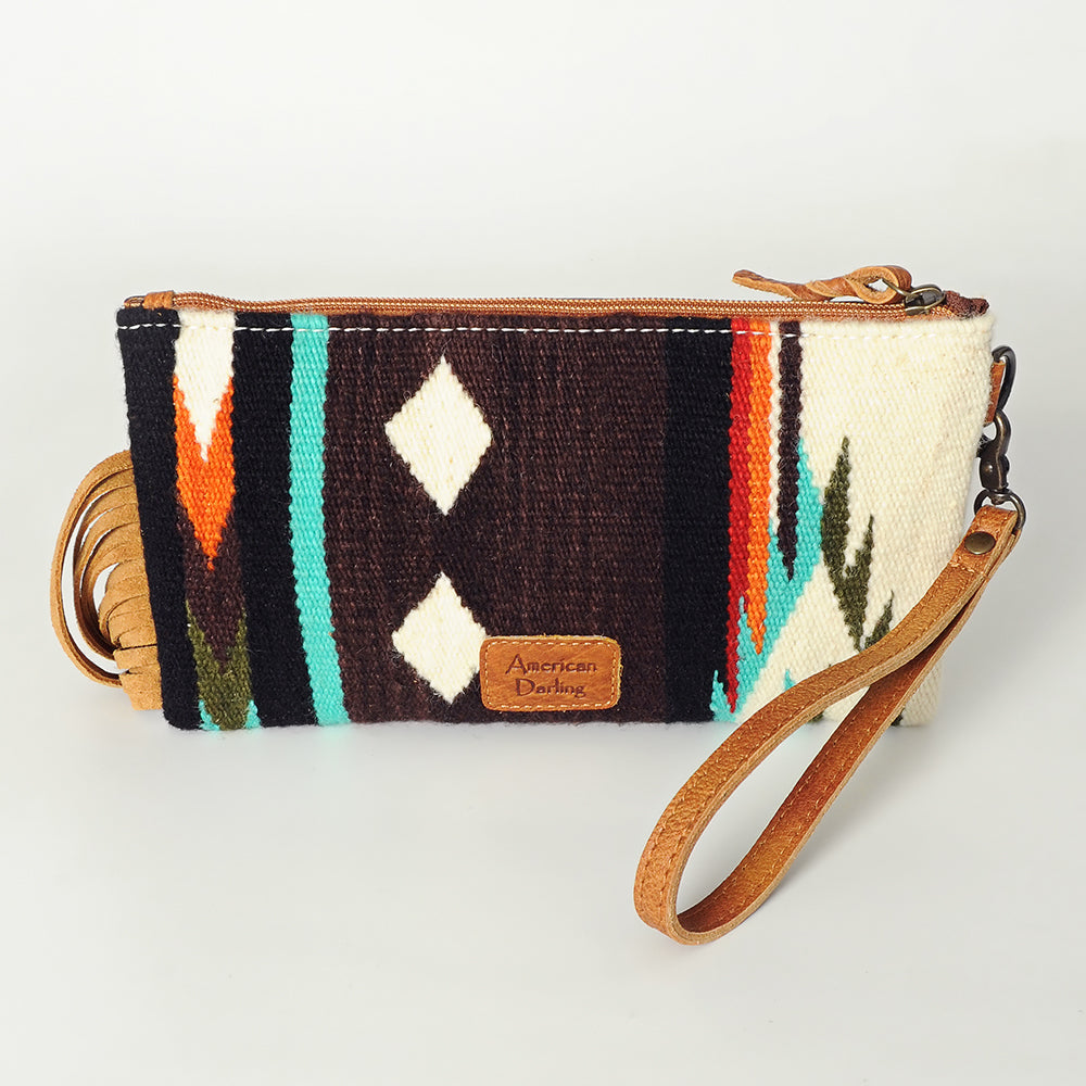 American Darling Wristlet Hand Tooled Saddle Blanket Genuine Leather Western Women Bag | Handbag Purse | Women Wristlet Purse | Wristlet Purse | Travel Wristlet Purse | Leather Wristlet Purse | Clutch Wristlet Purse