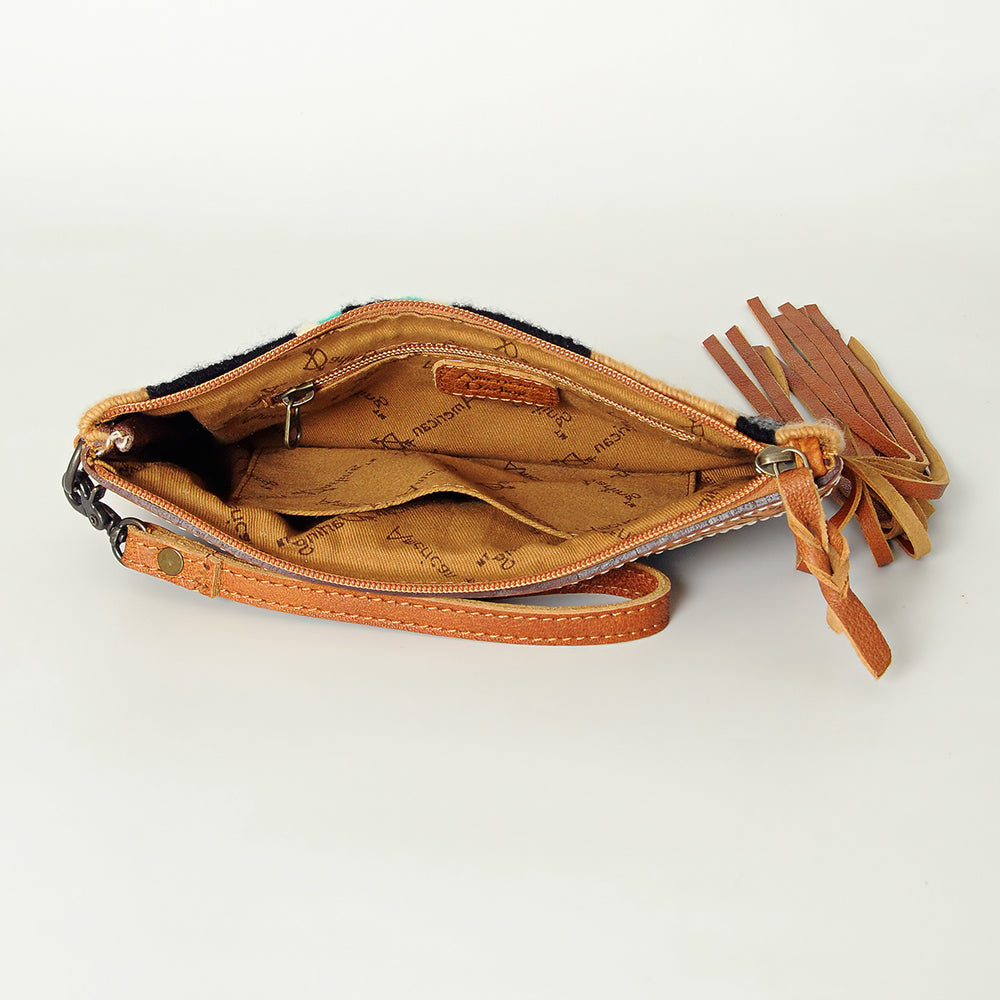 American Darling Wristlet Hand Tooled Saddle Blanket Genuine Leather Western Women Bag | Handbag Purse | Women Wristlet Purse | Wristlet Purse | Travel Wristlet Purse | Leather Wristlet Purse | Clutch Wristlet Purse