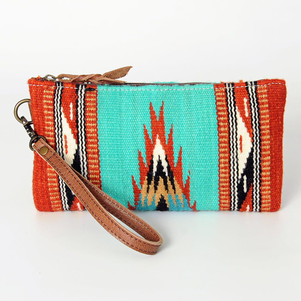 American Darling Wristlet Hand Tooled Saddle Blanket Genuine Leather Western Women Bag | Handbag Purse | Women Wristlet Purse | Wristlet Purse | Travel Wristlet Purse | Leather Wristlet Purse | Clutch Wristlet Purse