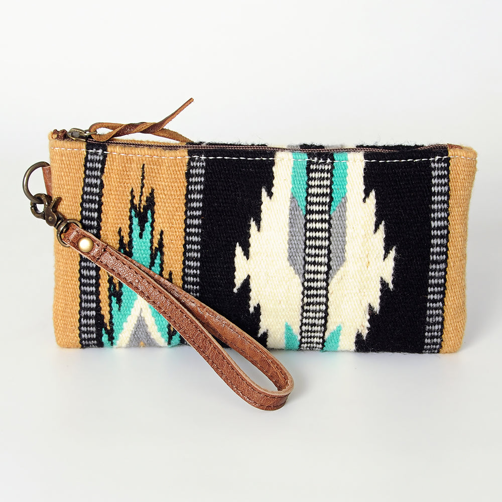 American Darling Wristlet Saddle Blanket Genuine Leather Western Women Bag | Handbag Purse | Women Wristlet Purse | Wristlet Purse | Travel Wristlet Purse | Leather Wristlet Purse | Clutch Wristlet Purse