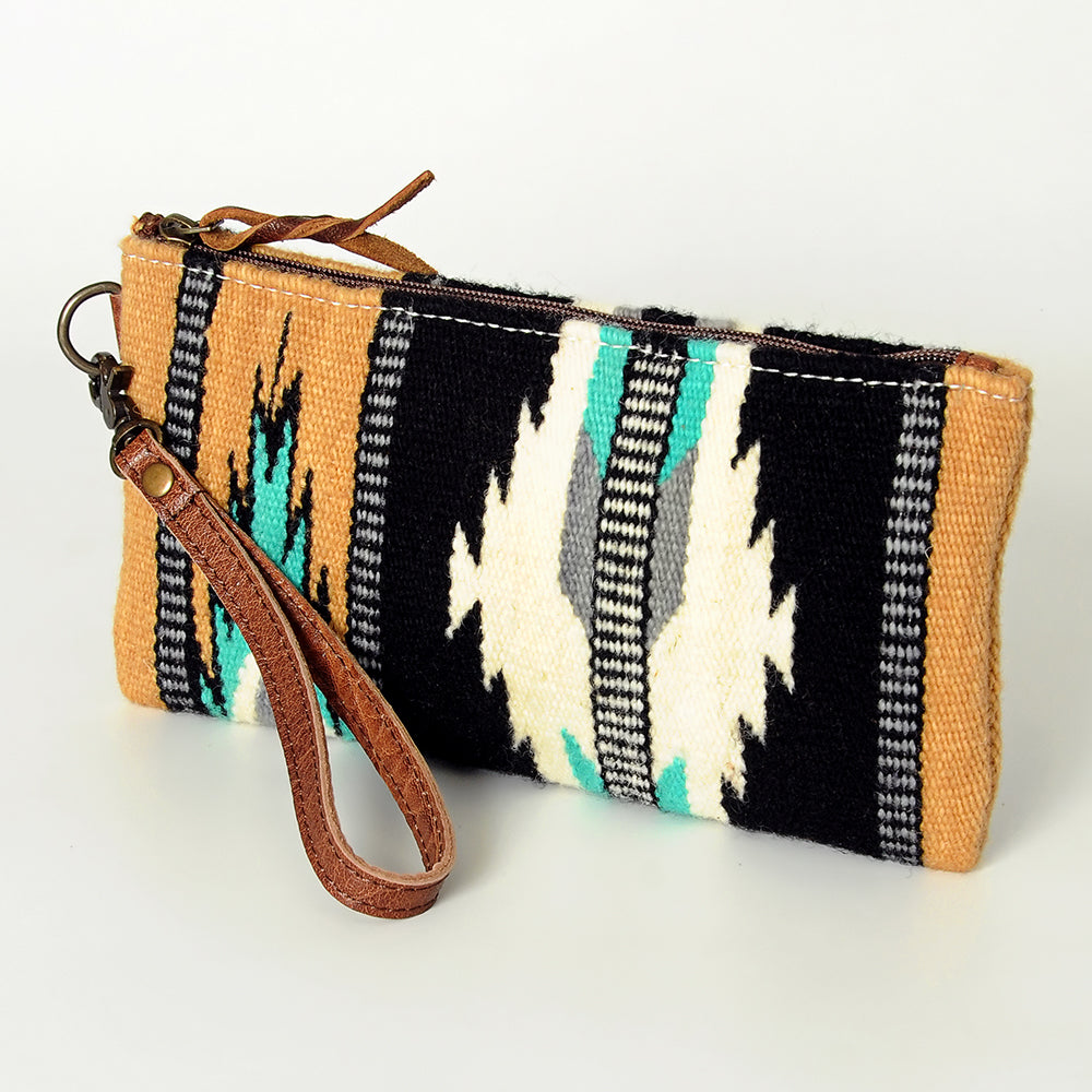 American Darling Wristlet Saddle Blanket Genuine Leather Western Women Bag | Handbag Purse | Women Wristlet Purse | Wristlet Purse | Travel Wristlet Purse | Leather Wristlet Purse | Clutch Wristlet Purse