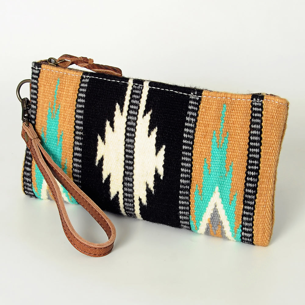 American Darling Wristlet Saddle Blanket Genuine Leather Western Women Bag | Handbag Purse | Women Wristlet Purse | Wristlet Purse | Travel Wristlet Purse | Leather Wristlet Purse | Clutch Wristlet Purse