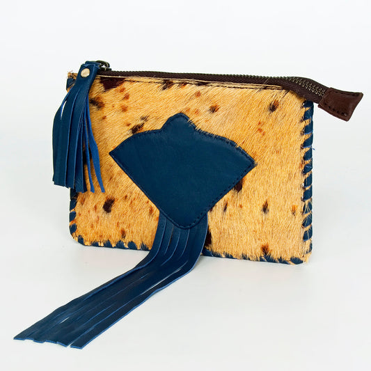 ADBGD166 American Darling Coin Purse Hair On Genuine Leather Women Bag Western Handbag Purse