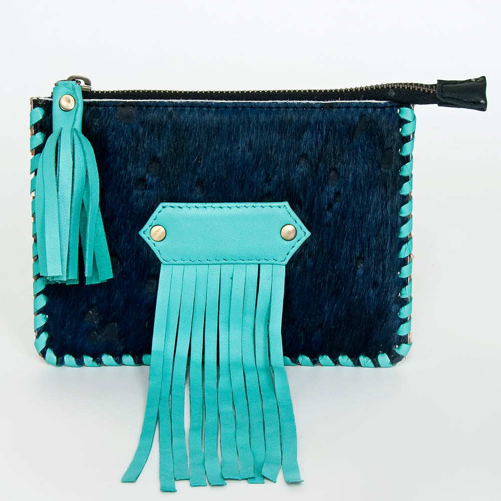 American Darling ADBGD168 Coin Purse Hair-On Genuine Leather Women Bag Western Handbag Purse