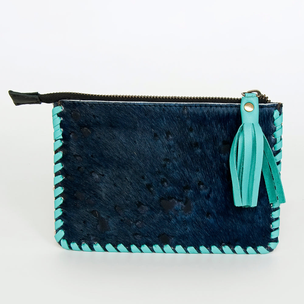 American Darling ADBGD168 Coin Purse Hair-On Genuine Leather Women Bag Western Handbag Purse