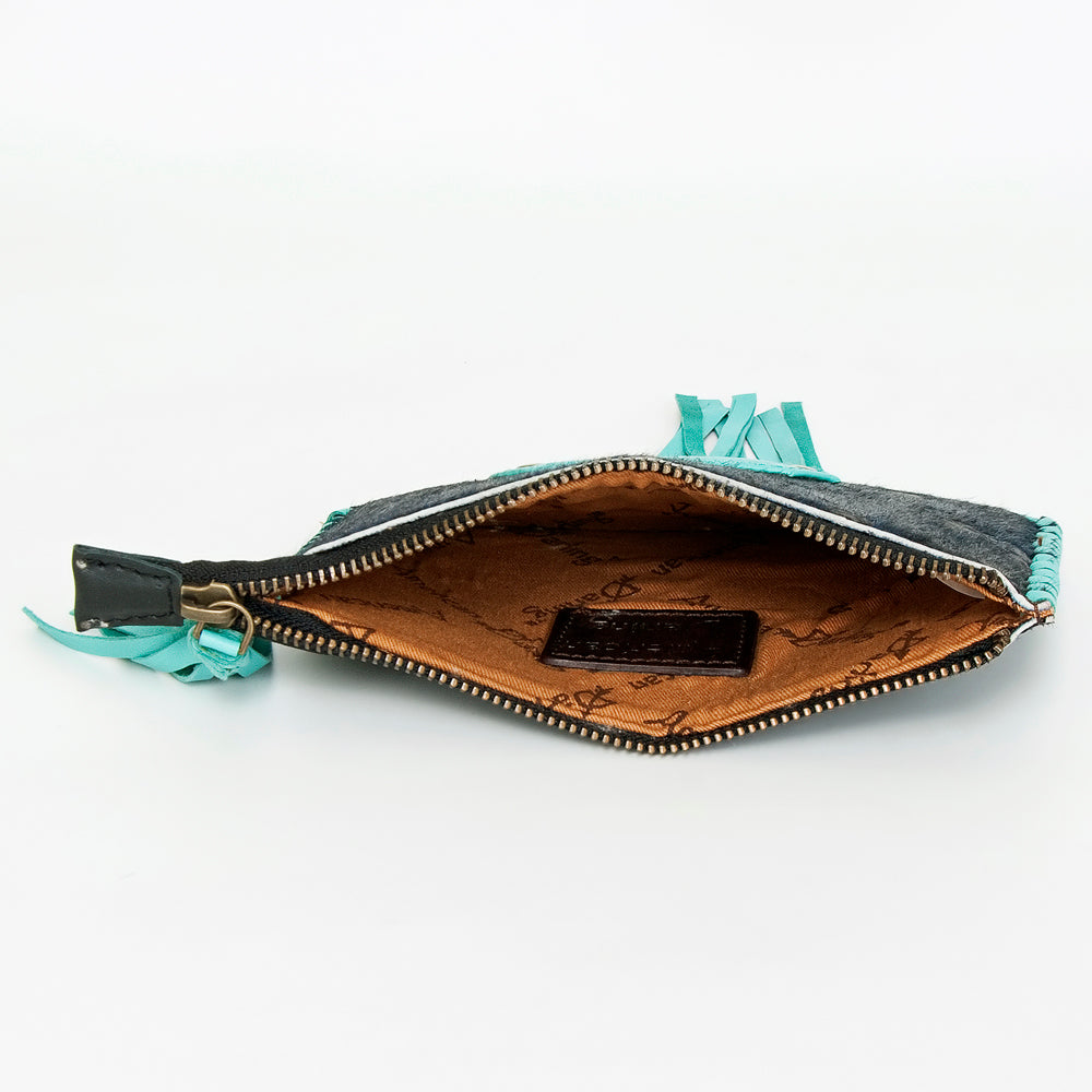 American Darling ADBGD168 Coin Purse Hair-On Genuine Leather Women Bag Western Handbag Purse