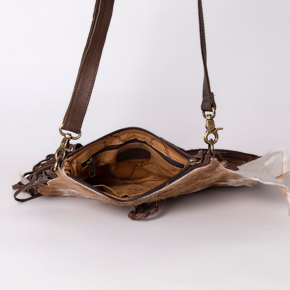 American Darling Cross Body Hair On Genuine Leather women bag western handbag purse