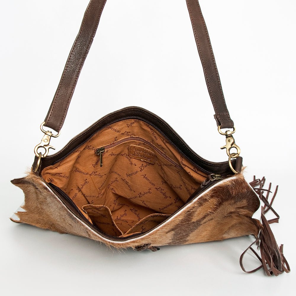 American Darling Cross Body Hair On Genuine Leather women bag western handbag purse