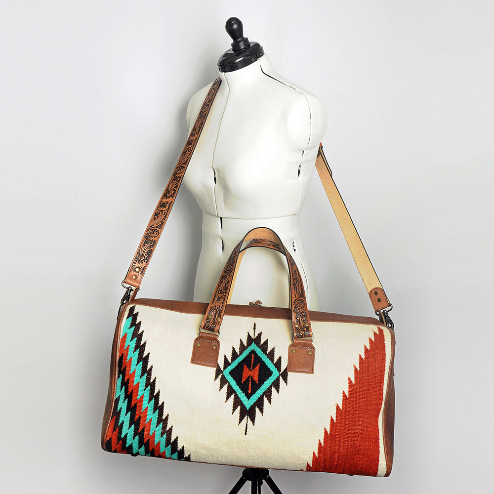 ADBG870D American Darling Saddle Blanket Genuine Leather Women Bag Western Handbag Purse