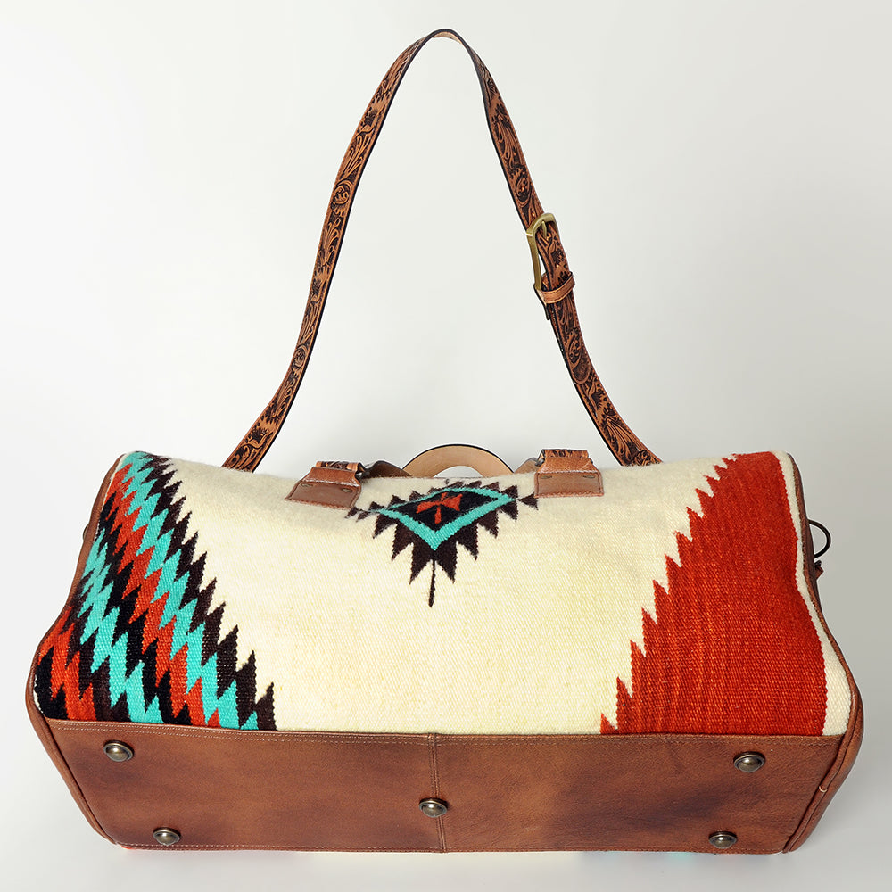 ADBG870D American Darling Saddle Blanket Genuine Leather Women Bag Western Handbag Purse