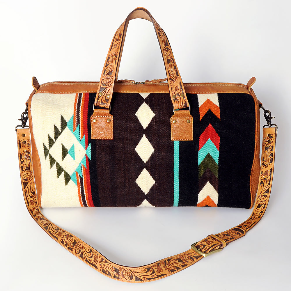 ADBG870F American Darling Saddle Blanket Genuine Leather Women Bag Western Handbag Purse