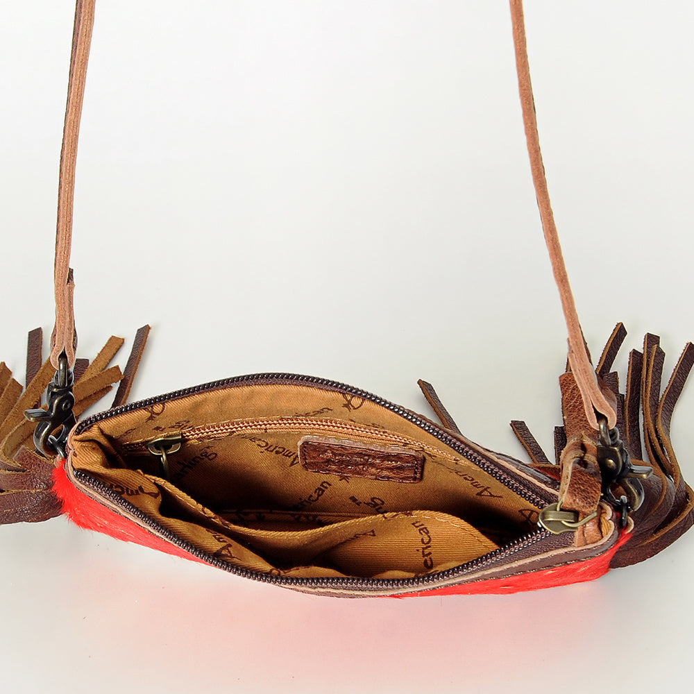 American Darling Small Crossbody Hair On Genuine Leather Women Bag Western Handbag Purse