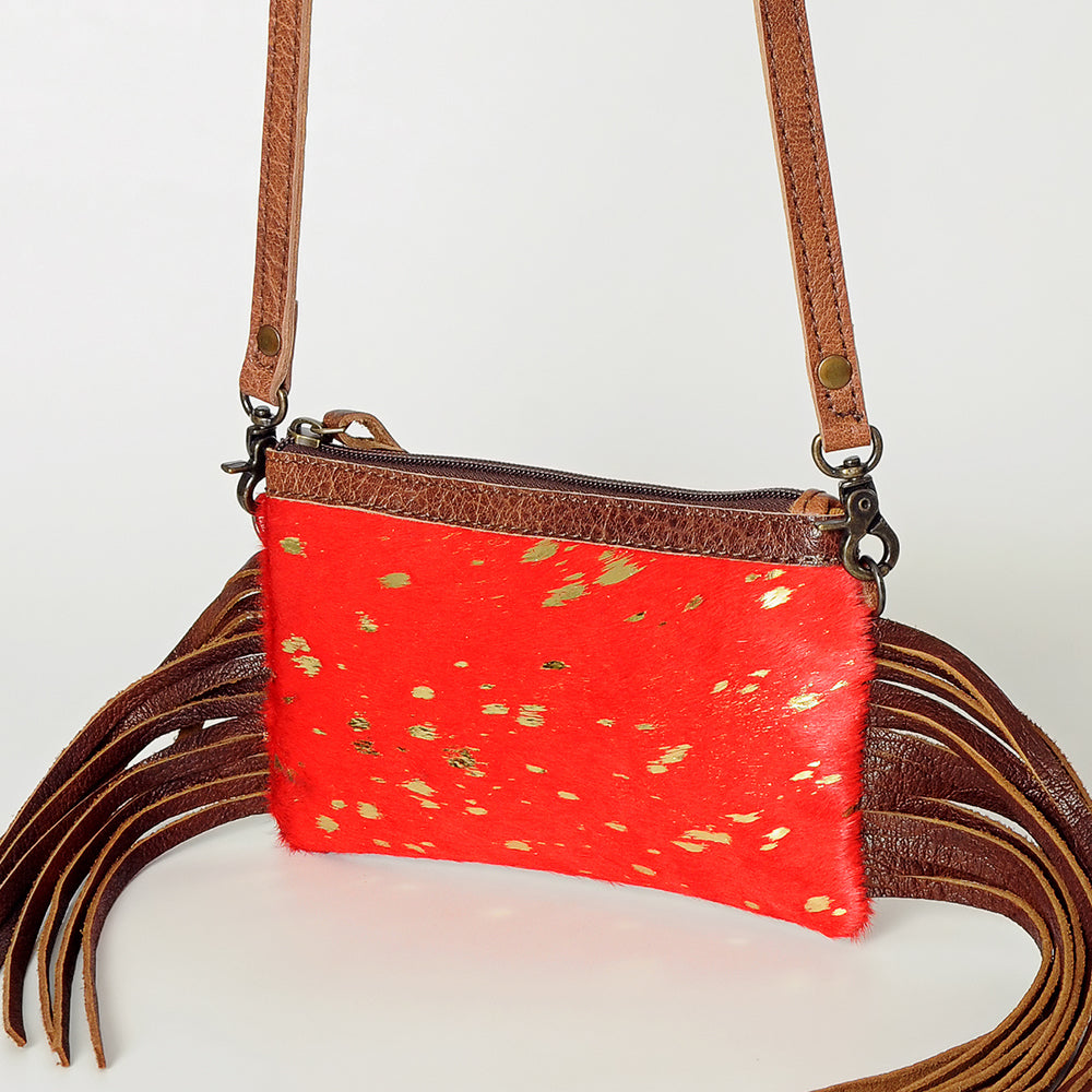 American Darling Small Crossbody Hair On Genuine Leather Women Bag Western Handbag Purse