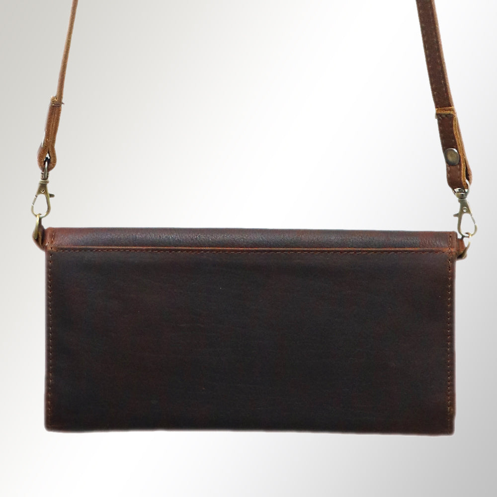 Hand Tooled Hand Painted Genuine Leather women bag western handbag purse