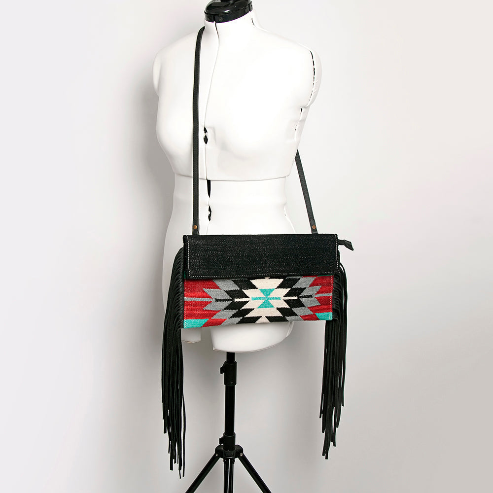 American Darling ADBG1128B Cross Body Hand Tooled Saddle Blanket Genuine Leather women bag western handbag purse